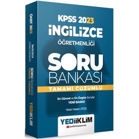 2023 ÖABT İngilizce Öğretmenliği Tamamı Çözümlü Soru Bankası - Yediiklim Yayınları