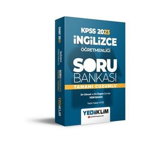 2023 ÖABT İngilizce Öğretmenliği Tamamı Çözümlü Soru Bankası - Yediiklim Yayınları