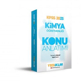 2023 ÖABT Kimya Öğretmenliği Konu Anlatımı - Yediiklim Yayınları
