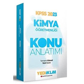 2023 ÖABT Kimya Öğretmenliği Konu Anlatımı - Yediiklim Yayınları