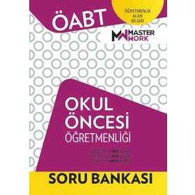 2023 ÖABT Okul Öncesi Öğretmenliği 5 Deneme MasterWork Yayınları