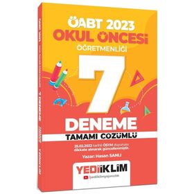 2023 ÖABT Okul Öncesi Öğretmenliği Tamamı Çözümlü 7 Deneme - Yediiklim Yayınları