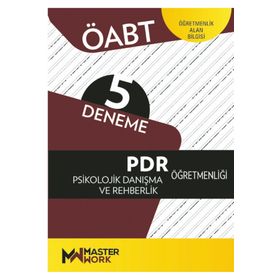 2023 ÖABT PDR Psikolojik Danışma ve Rehberlik Öğretmenliği Konu Anlatımı MasterWork Yayınları