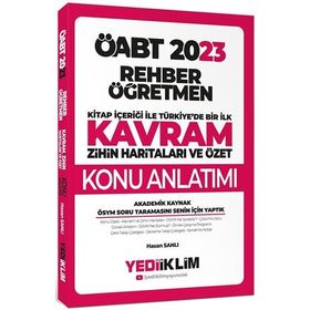 2023 ÖABT Rehber Öğretmen Kavram Haritalarıyla Konu Anlatımı - Yediiklim Yayınları