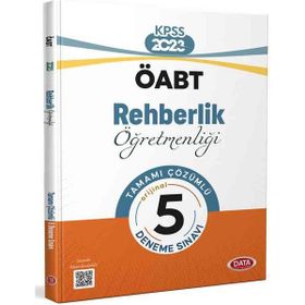 2023 ÖABT Rehberlik Öğretmenliği Tamamı Çözümlü 5 Deneme Sınavı - Data Yayınları