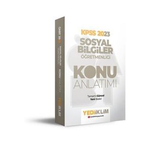 2023 ÖABT Sosyal Bilgiler Öğretmenliği Konu Anlatımı - Yediiklim Yayınları