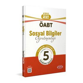 2023 ÖABT Sosyal Bilgiler Öğretmenliği Tamamı Çözümlü 5 Deneme Sınavı - Data Yayınları