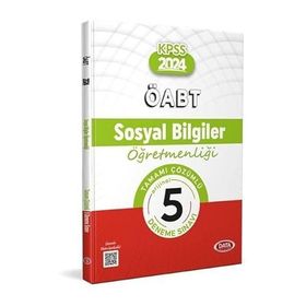 2023 ÖABT Sosyal Bilgiler Öğretmenliği Tamamı Çözümlü 5 Deneme Sınavı - Data Yayınları
