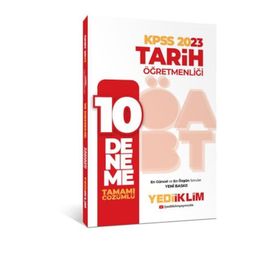 2023 Öabt Tarih Öğretmenliği Tamamı Çözümlü 10 Deneme - Yediiklim Yayınları