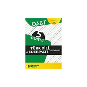 2023 ÖABT Türk Dili ve Edebiyatı Öğretmenliği 5 Deneme MasterWork Yayınları