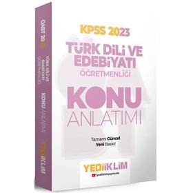 2023 ÖABT Türk Dili ve Edebiyatı Öğretmenliği Konu Anlatımı - Yediiklim Yayınları