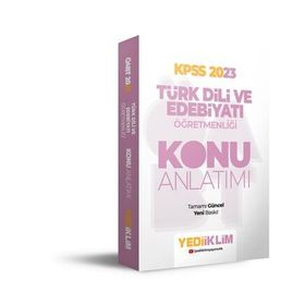 2023 ÖABT Türk Dili ve Edebiyatı Öğretmenliği Konu Anlatımı - Yediiklim Yayınları