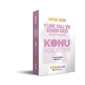 2023 ÖABT Türk Dili ve Edebiyatı Öğretmenliği Konu Anlatımı - Yediiklim Yayınları