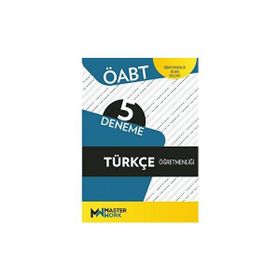 2023 ÖABT Türkçe Öğretmenliği 5 Deneme MasterWork Yayınları