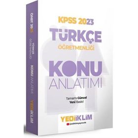 2023 ÖABT Türkçe Öğretmenliği Konu Anlatımı - Yediiklim Yayınları