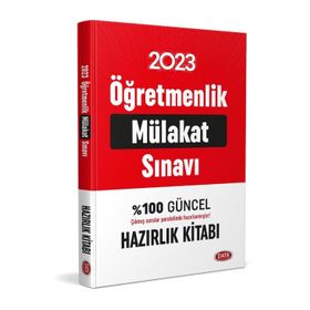 2023 Öğretmenlik Mülakat Sınavı Hazırlık Kitabı - Data Yayınları