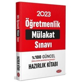 2023 Öğretmenlik Mülakat Sınavı Hazırlık Kitabı - Data Yayınları