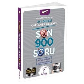 2023 Özel Baskı AYT Öncesi Çözülmesi Gereken Son 900 Soru Sayısal Öğrencileri için - Karekök Yayınları