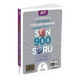 2023 Özel Baskı AYT Öncesi Çözülmesi Gereken Son 900 Soru Sayısal Öğrencileri için - Karekök Yayınları