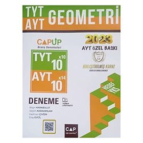2023 Özel Baskı TYT AYT Geometri Deneme - Çap Yayınları