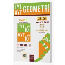 2023 Özel Baskı TYT AYT Geometri Deneme - Çap Yayınları