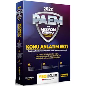 2023 PAEM ve Misyon Koruma Sınavlarına Hazırlık Konu Anlatım Seti - Yediiklim Yayınları