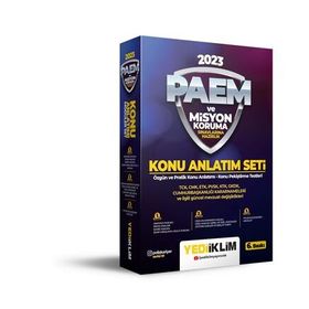 2023 PAEM ve Misyon Koruma Sınavlarına Hazırlık Konu Anlatım Seti - Yediiklim Yayınları