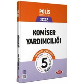 2023 Polis Meslek İçi Komiser Yardımcılığı 5 Deneme - Data Yayınları