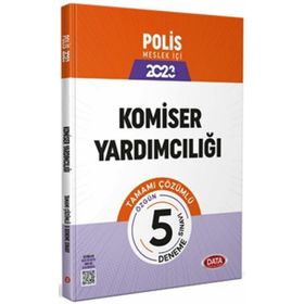 2023 Polis Meslek İçi Komiser Yardımcılığı 5 Deneme - Data Yayınları