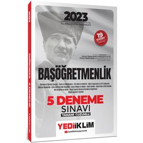 2023 T.C. Millî Eğitim Bakanlığı Başöğretmenlik 5 Deneme Sınavı Tamamı Çözümlü - Yediiklim Yayınları