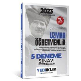 2023 T.C. Millî Eğitim Bakanlığı Uzman Öğretmenlik 5 Deneme Sınavı Tamamı Çözümlü - Yediiklim Yayınları