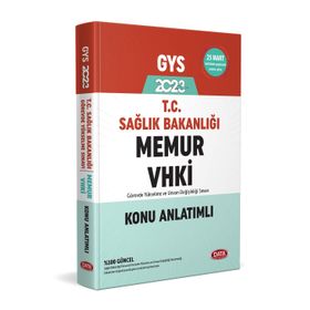 2023 T.C. Sağlık Bakanlığı Memur Vhki Konu Anlatımlı - Data Yayınları