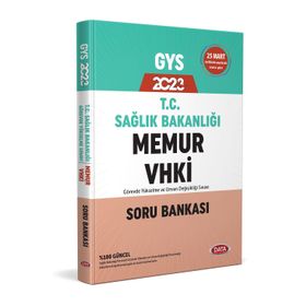 2023 T.C. Sağlık Bakanlığı Memur Vhki Soru Bankası - Data Yayınları