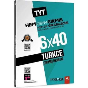 2023 Tamamı Video Çözümlü TYT Türkçe ÖSYM Çıkmış ve Çıkabilecek Sorulardan Oluşturulmuş 6 Deneme Sınavı Marka Yayınları