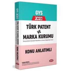 2023 Türk Patent ve Marka Kurumu GYS Konu Anlatımlı - Data Yayınları