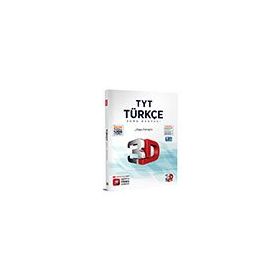 2023 TYT 3D Türkçe Tamamı Video Çözümlü Soru Bankası 3D Yayınları