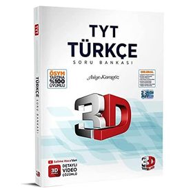 2023 TYT 3D Türkçe Tamamı Video Çözümlü Soru Bankası 3D Yayınları