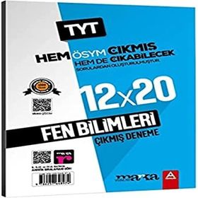 2023 TYT Fen Bilimleri ÖSYM Çıkmış ve Çıkabilecek Sorulardan Oluşturulmuş 12 Deneme Sınavı Tamamı Video Çözümlü Marka Yayınları