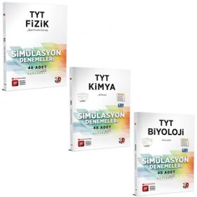 2023 TYT Fizik Kimya Biyoloji Simülasyon Deneme Seti 3 Kitap - 3D Yayınları