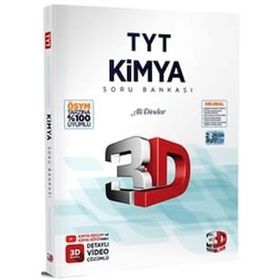 2023 TYT Kimya Tamamı Video Çözümlü Soru Bankası - 3D Yayınları