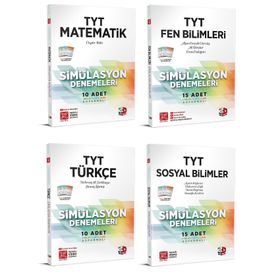2023 TYT Similasyon Denemeleri Seti Türkçe Matematik Fen Sosyal Çözüm 3D Yayınları