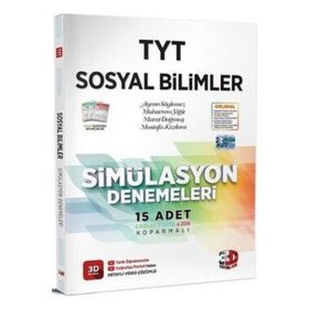 2023 TYT Sosyal Bilimler Simülasyon Denemeleri - 3D Yayınları