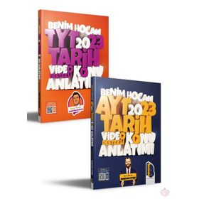 2023 TYT Tarih ve AYT Tarih Video Destekli Konu Anlatımı Seti Benim Hocam Yayınları