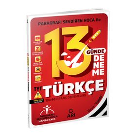 2023 TYT Türkçe 13x40 Branş Denemeleri Hamza Kaya Arı Yayıncılık
