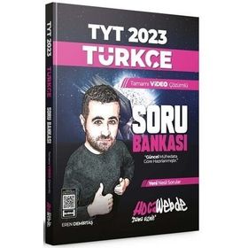 2023 TYT Türkçe Tamamı Video Çözümlü Soru Bankası Hoca Webde Yayınları