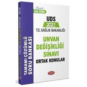 2023 UDS Sağlık Bakanlığı Ortak Konular Soru Bankası - Data Yayınları
