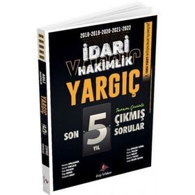 2023 Yargıç İdari Hakimlik Son 5 Yıl Orijinal Çıkmış Sorular - Dizgi Kitap Yayınları
