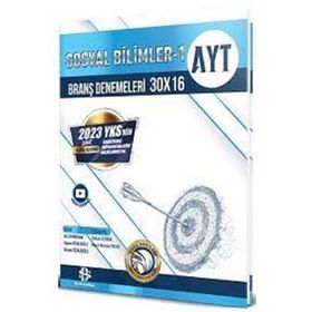 2023 YKS AYT Sosyal Bilimler-1 30x16 Branş Deneme Video Çözümlü - Bilgi Sarmal Yayınları