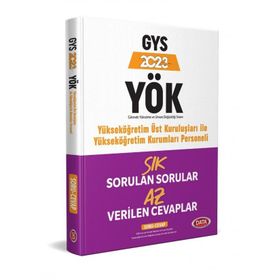 2023 YÖK Personeli GYS Sık Sorulan Sorular Az Verilen Cevaplar Soru Cevap - Data Yayınları