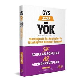 2023 YÖK Personeli GYS Sık Sorulan Sorular Az Verilen Cevaplar Soru Cevap - Data Yayınları